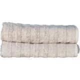 erteks banyo havlusu açık kahverengi 2 adet 70 x 140 yumuşacık - 70 x 140 cm - Bej