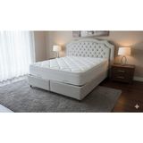 Erteks Ev Tekstili Trevo Çift Kişilik Fitted Yatak Pedi - Beyaz - 160 x 200+30 cm