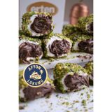 Erten Şekerleme Çikolata Dolgulu File Antep Fıstıklı Lokum 1 Kg AFYON LOKUMU