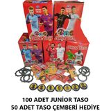 Ertoys Store Junior Taso Futbolcu Tasoları 42 Adet Taso + 14 Taso Çemberi Futbol Oyunu Hediye Paketinde - 3 KUTU