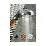 Ertürk Store 1410 2 Fonksiyonlu Duş Başlığı Su Tasarruflu ve Arıtmalı Doğal Taşlı - 10 x 10 cm