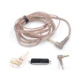 Ertürk Store 2pin 0.75 mm Oksijensiz Bakır Şeffaf Kulaklık Değiştirme Kablosu, Mikrofon ve C Pin, Kz ZS10, AS16, Zsn, AS12, Edx, Zsn Pro-X, Zas Uyumlu - Çok Renkli