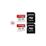Ertürk Store 32GB 2'li Paket Hafıza Kartı Mini Kamera Ev Araç Güvelik Kamerası Uyumlu Telefon Micro Sd CLASS10