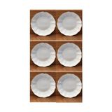 Ertürk Store 6'lı Porselen Sedef Çay Tabak 869PSDF6L127912P. - Çok Renkli