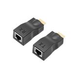 Ertürk Store 7090 4K 30M HDMI Extender HDMI RJ45 Cat5 6 Extender Uzatıcı Uzatma Aparatı Adaptör - Çok Renkli