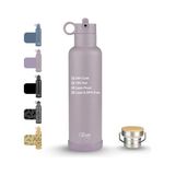 Ertürk Store 750 ml Paslanmaz Çelik Su Şişesi; Pipetli Kapak, Sızdırmaz, Bpa ve Kurşun Içermez, 24 Saat Soğuk ve 12 Saat Sıcak Tutma, 718,9 G - Çok Renkli