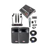 Ertürk Store Extreme Paket-1 Mixer, Hoparlör, Mikrofon Full Ses Sistemi Seti