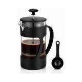 Ertürk Store French Press 350 ml Kahve Makinesi, Kaşık Dahil Pot, Filtre Kahve Bitki Çayı Ihlamur Kuşburnu Sürahisi, Çay Demleme Seti - Çok Renkli