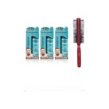Ertürk Store Saç Şekillendirici Pudra Toz Wax Mat Effect X3 Profesyonel Saç Fırçası 1018 4'lü Set - Çok Renkli