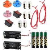 Ertürk Store Seri ve Paralel Elektrik Devresi 1 Paket Basit Elektrik Devresi Deney Seti Okul Iş Eğitimi Seti
