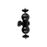 Ertürk Store St-24 Çift Küresel Başlıklı Mini Mafsallı Kol | 1/4” Vida | Kamera, Monitör ve LED Işık Aparatı - Çok Renkli