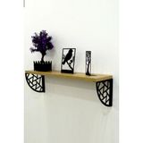 Erva Oval Raf Üçgen Desen 60cm Beyaz