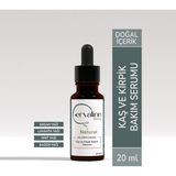 Ervalinn Kaş Kirpik Bakım Yağı (Serum) Onarıcı Besleyici Uzatıcı 20 ml+DUDAK BALSAMI HEDİYE