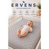 Ervens Home %100 Pamuk | Kapitone Sıvı Geçirmez Bebek Alezi | Çocuk, Park Beşik Yatak Koruyucu Alez