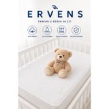 Ervens Home %100 Pamuklu, Sıvı Geçirmez Bebek Ve Çocuk Yatak Koruyucu Alez, Park Beşik, Kreş Anaokulu Alezi