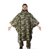 ervo tactical Su Geçirmez Çantalı Panço Yağmurluk, Kamuflaj