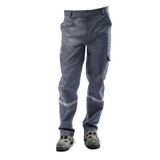 ery iş güvenliği ekipmanları 7/7 Gabardin Kışlık Gri Işçi Pantolonu Kalın Reflektörlü Iş Pantolonu