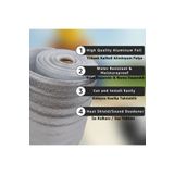 eryatex 6 mt Kalorifer Radyatör Arkalığı Isı Yalıtımı İzalasyon Levhası Petek Arkası Alüminyum Folyo (1 cm)