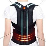 Eryatex Dik Duruş Korsesi Duruş Düzeltici Korse Sırt Düzleştirici Omuz Destekli Sırt Bel Korsesi - Siyah - 2XL