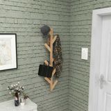 Eryatex Duvara Monte Ahşap Elbise Askısı Portmanto Askılık Dekoratif Askı Askılık Natural Elbise Askıs
