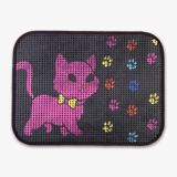 Eryatex Elekli Desenli Kedi Tuvalet Önü Paspası 60 x 45 cm