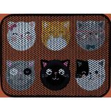 Eryatex Elekli Tuvalet Önü Kedi Kumu Paspası - Sarı - Beyaz - 60 x 90 cm