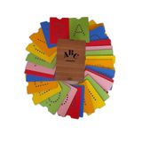 eryatex Montessori Oyuncak Eğitici Ahşap Delikli Harf Öğrenme Seti - Okul Öncesi Alfabe Yazı Çalışması