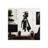 Erz3Design Valorant Cypher 50 cm Duvar Dekoru | Gamer Oda Süsü | 3D Baskı Oyuncu Odası Dekoratif Duvar Tablosu