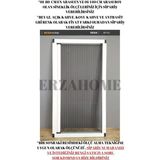 Erza Home Plise Sineklik Akordiyon Pencere Sinekliği Alüminyum Malzeme ile Yırtılmaya Dayanıklı Beyaz Renk