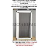 ERZA HOME PLİSE SİNEKLİK PİLELİ SÜRGÜLÜ PENCERE SİNEKLİĞİ AKORDİYON SİNEKLİK