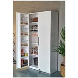 Erzak Dolabı 2 kapak 180 cm Beyaz
