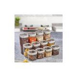 Erzak Saklama Kabı 3lü Set 1,8lt - 1lt - 600ML (Bej) - standart