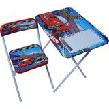 Erzi Ders Çalışma Masası Masa Sandalye Cars Arabalar Çalışma Masası - 59 x 39 x 54 cm - Kırmızı