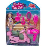 Erzi Oyuncak Bebek Aselin Tatil Seti 7 Parça 30 cm - Pembe