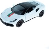 Erzi Oyuncak Metal Çek Bırak Süper Sport Araba Beyaz 11 cm
