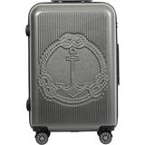 Es Dekor Design Ocean Gri Büyük Boy 28" Valiz Moda