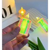 Es Dekor Mini LED Lamba Büyük Aralık 2023 Masaüstü Enxboyxyükseklik 3,5X3,5X8CM Pvc Sihirli Renkli 1 Adet