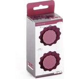 Es Dekor Şişe Tıpası Lila 2'li Pratik Mutfak Gereci Şarap Wine-Stopper Max +428F Min -40F