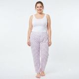 Es Eyüp Selda Yazlık Büyük Beden Uzun Düz Paça Anne Pijama Altı