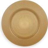 Es Home Collection Es Home Supla 33 cm Cam Perge Metalik Altın 00834 - 6 Adet