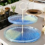 Es Home Collection Lefkara Katlı Sunum Tabak 28 x 21