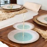 Es Home Collection Selfos Katlı Sunum Tabak 33 x 21 cm