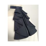 es moda shop Florence jabot yaka viktoria dönemi kravat siyah