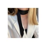 es moda shop Rosa Papyon Gerdanlık Siyah
