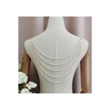 es moda shop Vilma inci gelin sırt dekolte kolyesi 00335