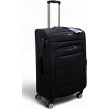 Es Polo Trip Siyah Kabin (Küçük) Orta ve Büyük Boy 3'lü Carry-On Lüks Kumaş Valiz Seti ES0043 - Üçlü Set