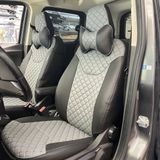 Es-Shoping Ford Courier Araca Özel Koltuk Kılıfı - Gri - Siyah