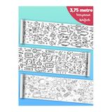 Esakids Bebek Ve Çocuk İçin 3,75 Metre Rulo Boyama Kağıdı 30 X 375