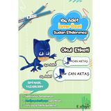Esakids Pijamaskeliler Temalı Özel İsminiz Yazılı Okul Etiketi 30 X 100