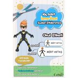 Esakids Superhero Temalı Özel İsminiz Yazılı Okul Etiketi 30 X 100